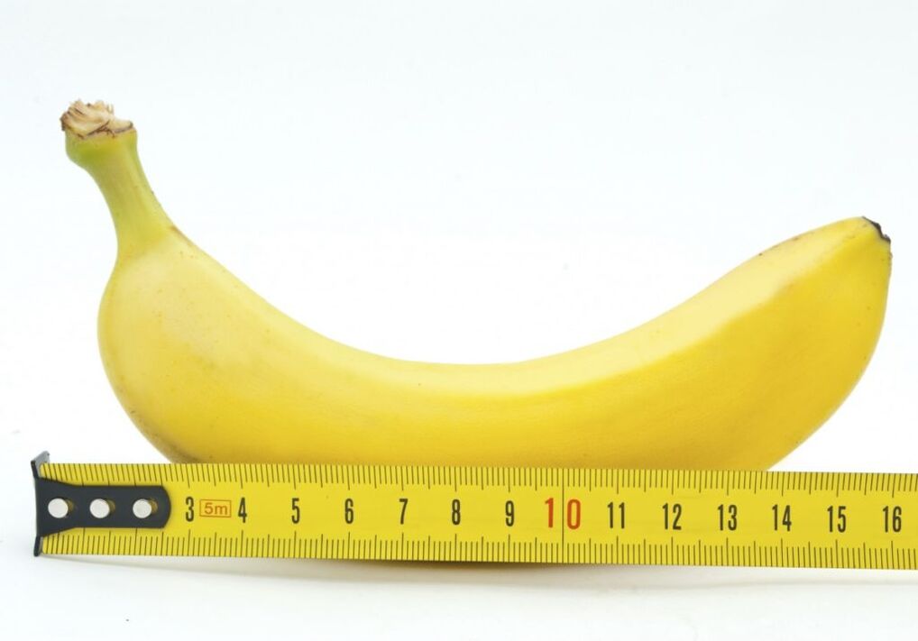 bananmätning symboliserar penismätning efter förstoringsoperation